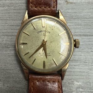 Vintage 1947 Lord Elgin 10k GF 17 Jewels Automatic Watch